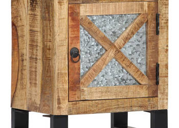 Szafka nocna 40x30x50 cm lite drewno mango WM-282759