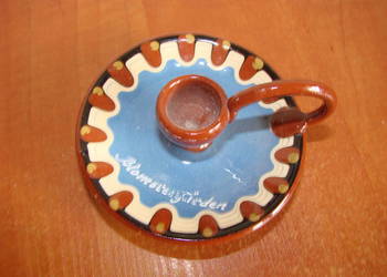 ceramika bułgarska, świecznik-kaganek