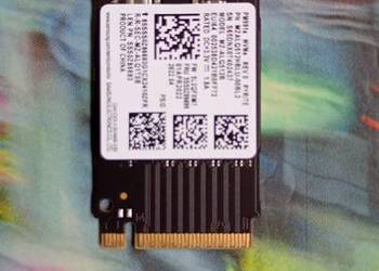 Samsung PM991a 512GB NVMe SSD M.2 2242 PCIe 3.0 x4 - stan bardzo dobry