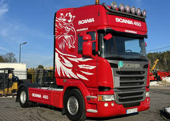 Scania R 450 Topline E6 4x2 Retarder Klima Postojowa !!! Serwisowana Bezwy…