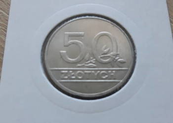 50 złotych-1990 r - mennicze - miedzionikiel