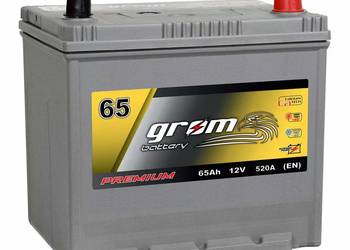 Akumulator GROM Premium 65Ah 520A EN Japan PRAWY PLUS DTR