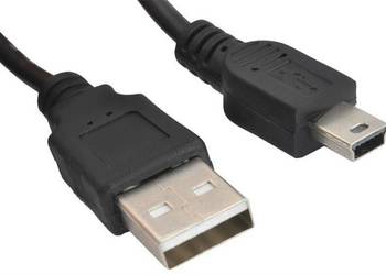 Kabel mini USB męski - USB męski ładowarka tablet nawigacja