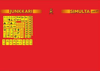 NAKLEJKI JUNKKARI SIMULTA 2000 2500 3000
