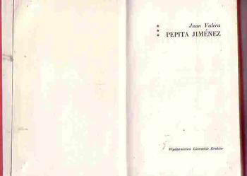 (4658) PEPITA JIMENEZ – JUAN VALERA