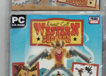 ERNEST COLT WESTERN SHOOTER PC CD-ROM POLSKA WERSJA SHOOT EM UP NOWY BLISTE