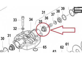 Kosz zawóru - oryginał Comet 1205 0030 E000033516