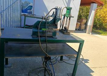 Prasa Hydrauliczna + Gilotyna do drutu ze stołem
