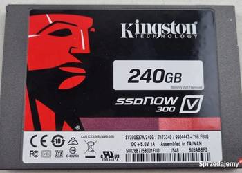 Dysk SSD 240GB 2,5" szybki bezgłośny do laptopa Sprawny