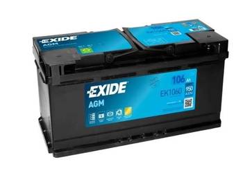 Akumulator EXIDE AGM  EK1060 106Ah 950A Tczew Tel: 532474159
