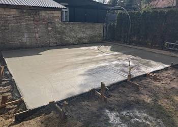 Wylewki betonowe garaże tarasy i altany