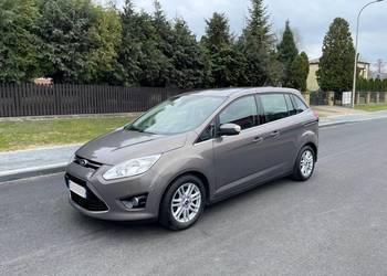 Ford Grand C-Max 1.0 125KM TITANIUM 7-Osób Klimatronik Navi Serwis Alu 16'