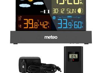 Stacja pogodowa METEO SP110C z DCF czarna