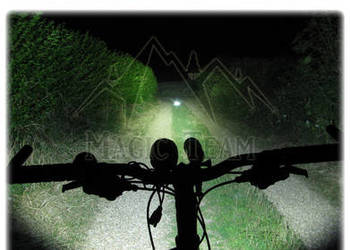 Latarka rowerowa LED CREE Q5 ZOOM lampka na rower WARSZAWA
