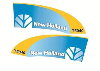 Naklejki oklejenie naklejka - NEW HOLLAND T5040 Zamiennik