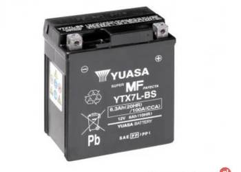 Akumulator motocyklowy YUASA YTX7L-BS AGM 6,3Ah 100A