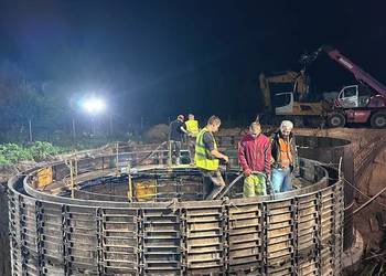 Szalunki cylindryczne, zbiorniki okrągłe żelbetowe, fundamenty. Wynajem.