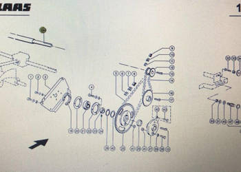 Wałek podajnika zboźowego Claas Mega 370-340 Nr katalogowy 000 543 221 0 Wałek podajnika zboźowego Claas Mega 370-340 Nr katalogowy 000 543 221 0