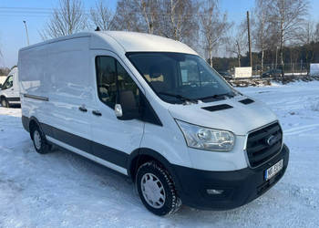 Ford Transit 2.0 130KM L3H2 Bogaty Klima Tempomat LED Bezwypadek z Niemiec…