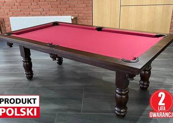 Stół Bilardowy Akropol - lita olcha 6 ft  z blatem nakrywającym  -Producent