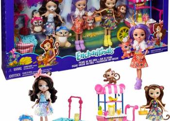 ENCHANTIMALS LALKI 15 CM PIKNIK W PARKU MERIT BREN DANESSA