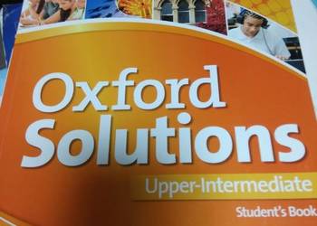 Oxford solutions upper student book angielski antykwariat