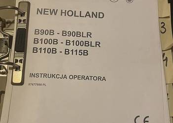 Instrukcja obsługi koparko-ładowarka NEW HOLLAND B90B-B90BLR, B100B-B100B