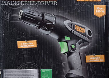 Wiertarko-wkrętarka sieciowa NITEO TOOLS o mocy 280 W