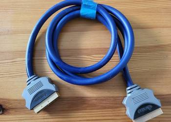 Przewód kabel euro scart vivanco 1,6 metra pozłacane końcówki