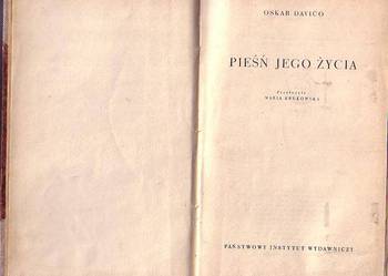 (8997) PIEŚŃ JEGO ŻYCIA – OSKAR DAVICO