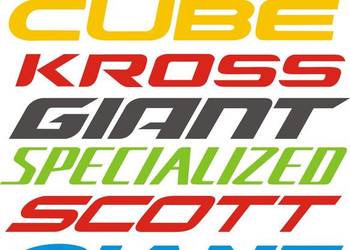 naklejki na rower TREK KROSS SCOTT GIANT SPECIALIZED CUBE CANYON  BIANCHI