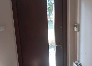 Drzwi zewnętrzne wykonane z dębu