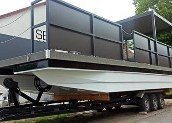 Eventboot Partyboot Platforma Pływająca  Houseboat Katamaran Hausboot