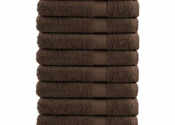 Ręczniki premium SOLUND 10 szt. brązowe 80x200 cm WM-137244