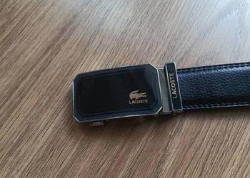 Pasek skórzany męski Lacoste