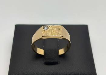Złoty pierścionek pr 585 3,88g (Rozmiar 16)