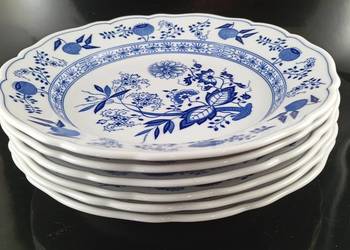 Talerze obiadowe głębokie wzor cebulowy Hutschenreuther 6 sztuk