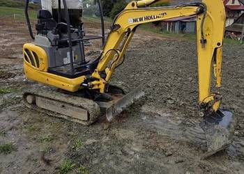Minikoparka New Holland e 18 r z 2008 roku 2300mtg