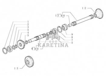 New Holland T6010 Piasta 50t 5198546