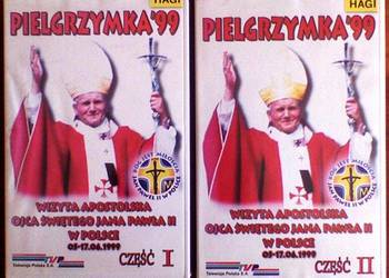 kasety vhs: pielgrzymka Jana Pawła II i 2 nowe