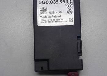 Volkswagen PASSAT B8 Sterownik/moduł USB 5G0035953C
