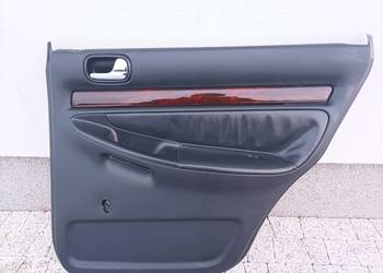 Boczek drzwi prawy tył drewno skóra Audi a4 b5