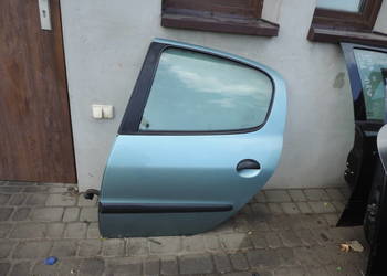 DRZWI LEWY TYŁ PEUGEOT 206 5D HB