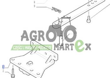 87633845 WSPORNIK ZACZEPU TYLNEGO CNH