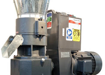 PRODUKCJA WŁASNEGO PELETU Peleciarka 22kW do miękkiej biomasy 2-rolkowa