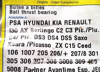 łożysko makpersona łożysko makpersona