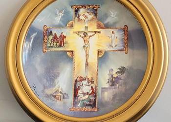 Talerz porcelanowy autorstwa Barzoni Życie Chrystusa Royal Doulton kolekcja