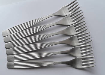 Widelce obiadowe (nr.4) PASECZKI / PASKI, Gerlach, sztućce PRL