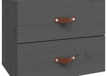 Szafka nocna wisząca 50x36x40 cm szara WM-820980