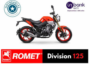 Romet inny Motocykl ROMET DIVISION 125 naked ABS Raty Dowóz pod dom.